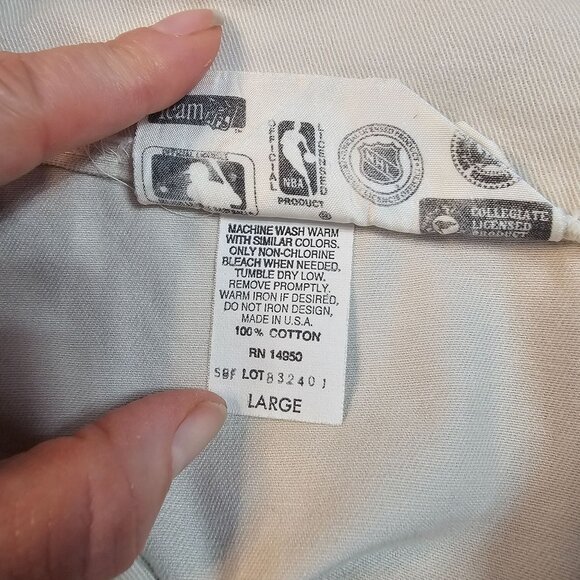 Vintage 90s Boston Red Sox Cooperstown Baseball Jersey L Cream Patch Embroidered - Picture 4 of 11